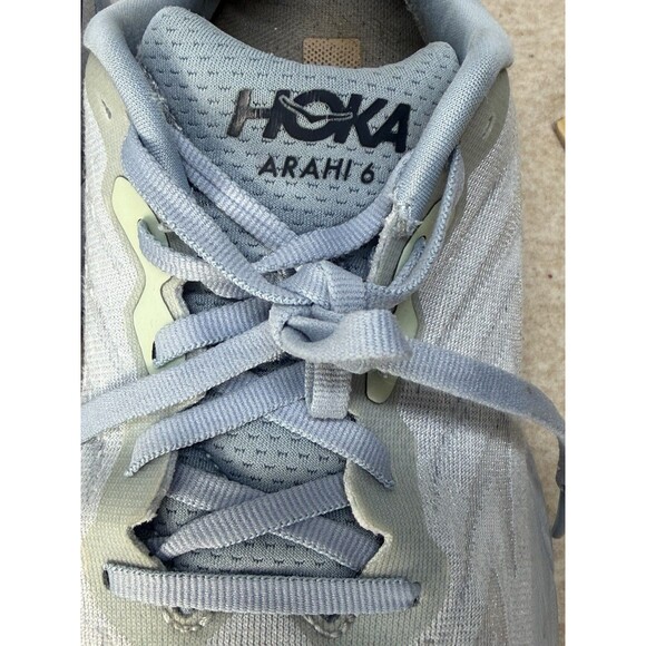 Hoka One One Womens Arahi 6  Running Shoes Light Blue Sz 9.5 - Picture 9 of 14